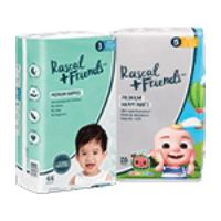 Buy Rascal And Friends Nappies Size 4 124 pack