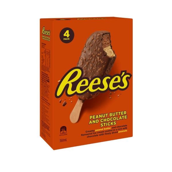 Buy Reese's Peanut Butter Cone 4Pack 472mL