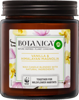 BOTANICA Candle Vanilla & Hmyln Magnolia