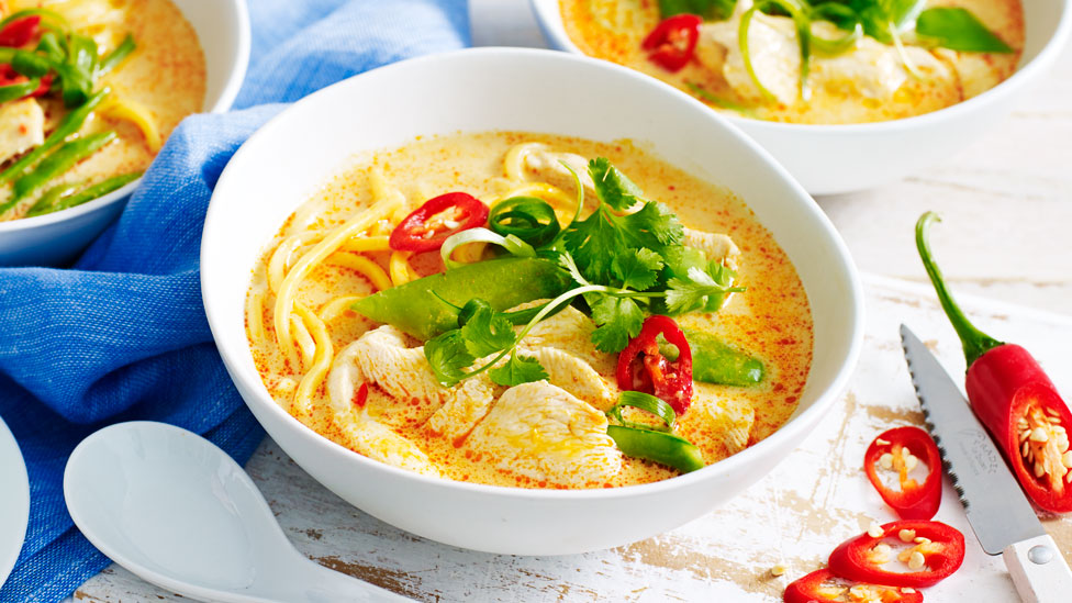 Chicken laksa deals soup